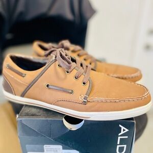 Aldo Men's Costamolino Brown Boat Shoes